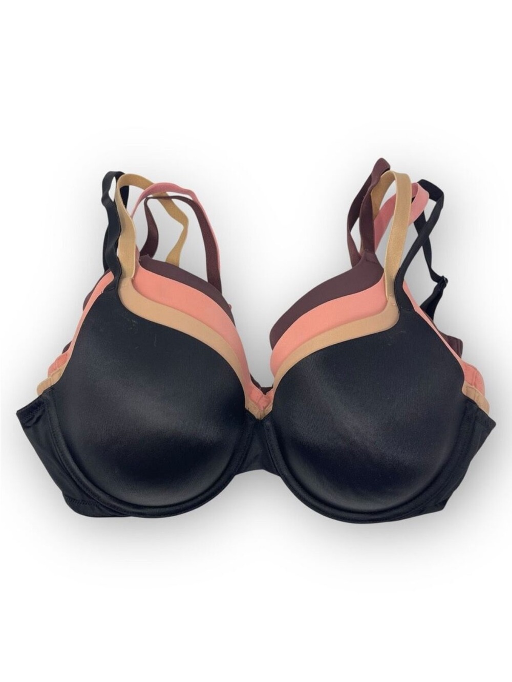 Victoria’s Secret PINK Lot of 4 Wear Everywhere Tshirt Lightly Lined Bra 36DD